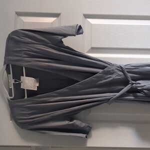 Beautiful gray barefoot dreams dress size small new with tags soft as can be